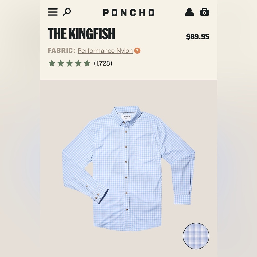 The Kingfish Ultra Lite Poncho